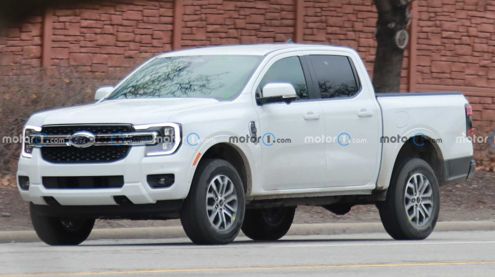 Ford Ranger 2024 dành cho thị trường Bắc Mỹ lộ diện không che chắn